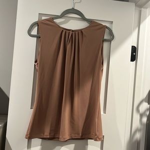 Calvin Klein Brown Sleeveless Blouse Size M